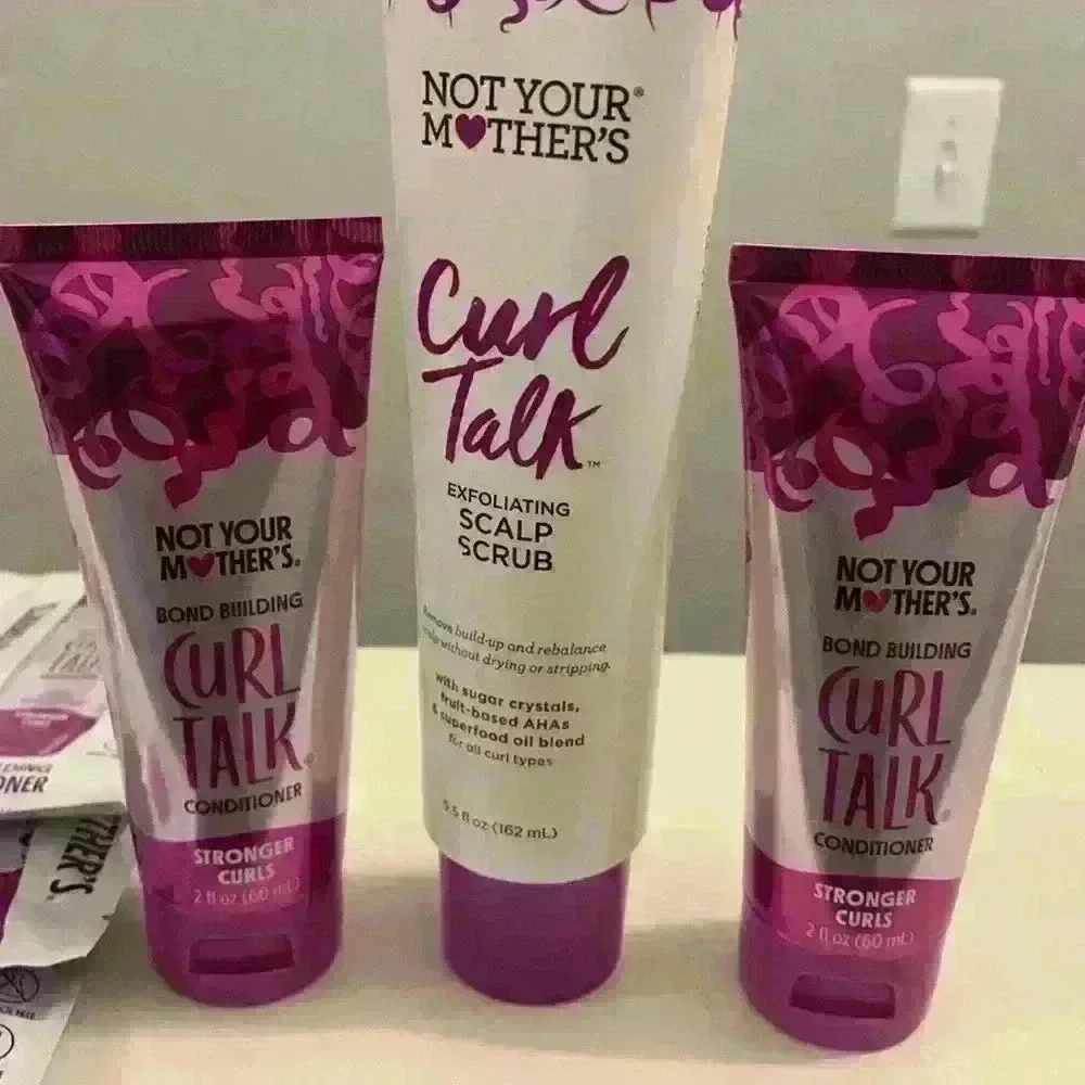Curl Talk shampoo, conditioner, scalp bundle